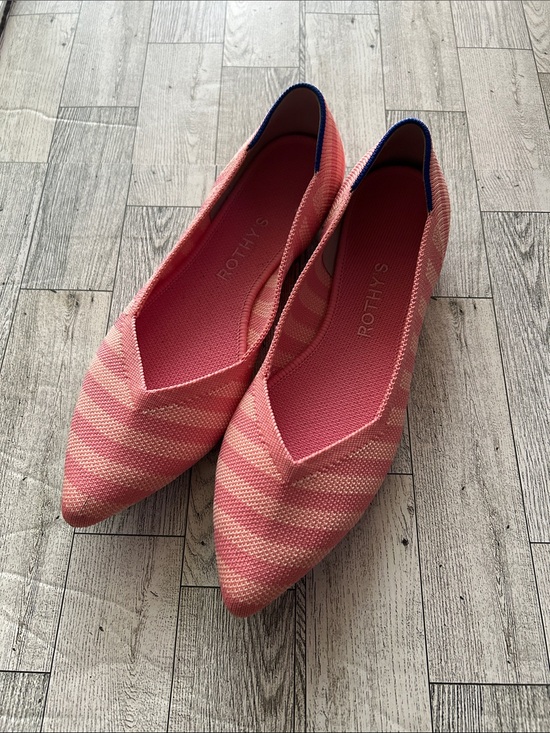 Rothy's Shoes - Rothy's the Point Flat macaroon stripe 8